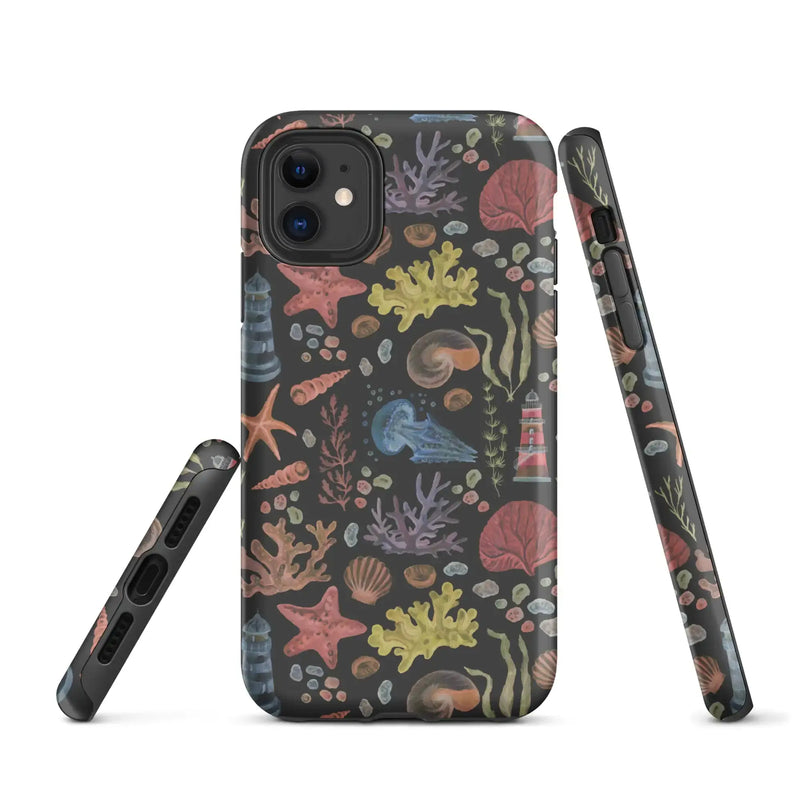 Nautical Tropic Reef Pattern Tough Case for iPhone® - Puck's