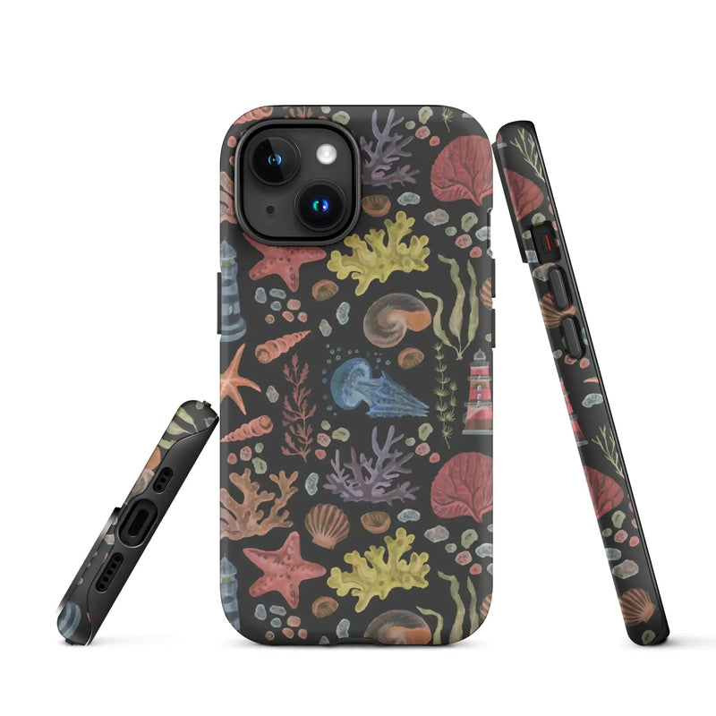 Nautical Tropic Reef Pattern Tough Case for iPhone® - Puck's
