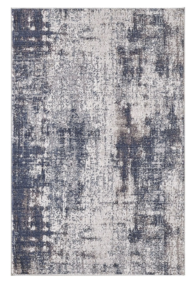 Navy Abstract Indoor Accent Rug, 30" X 46" - Puck's