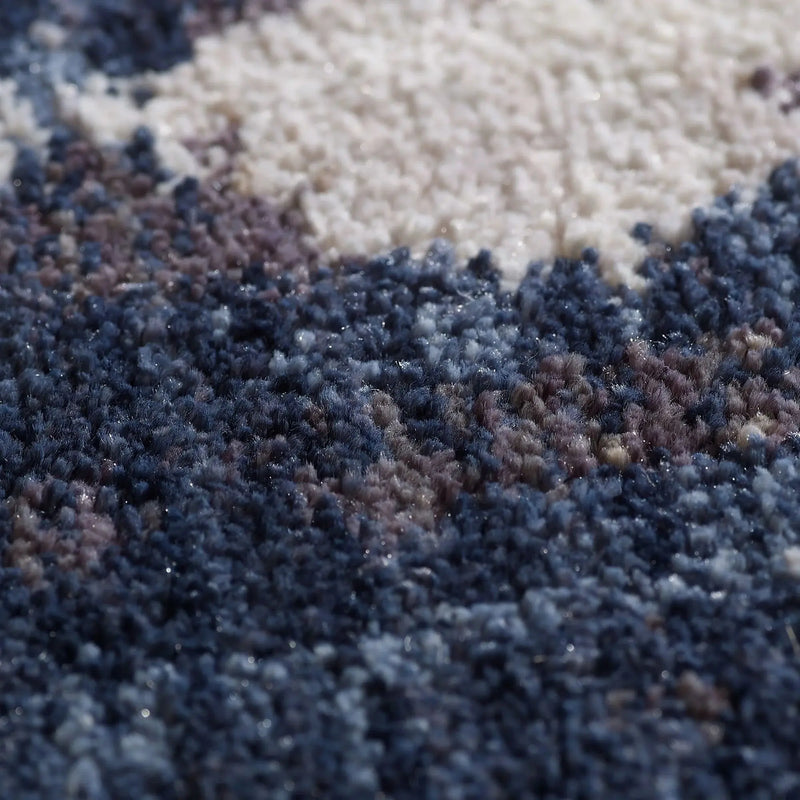 Navy Abstract Indoor Accent Rug, 30" X 46" - Puck's