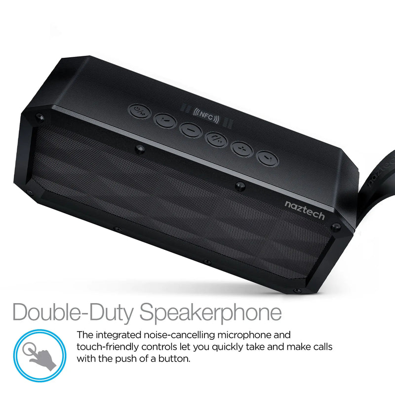 Naztech SoundBrick Wireless Speaker Black (13896-HYP) - Puck's