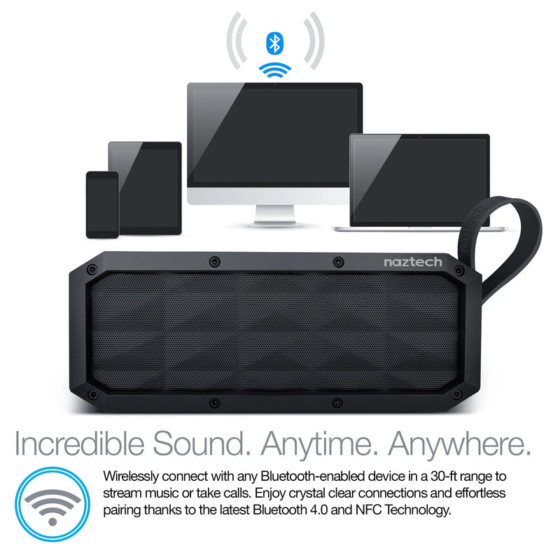 Naztech SoundBrick Wireless Speaker Black (13896-HYP) - Puck's