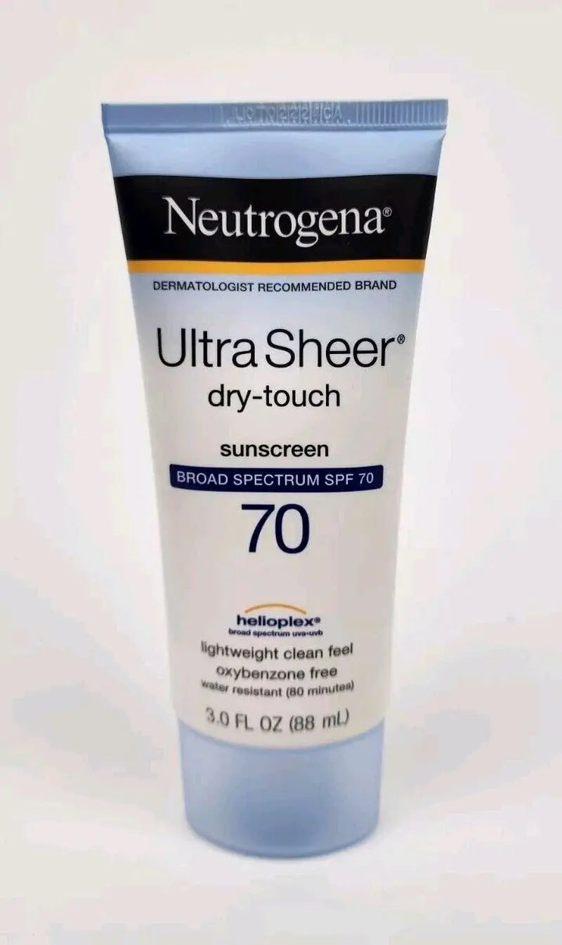 Neutrogena Ultra Sheer Dry-Touch SPF 70 Sunscreen Lotion 3.0 Fl Oz Exp 12/2026 - Puck's