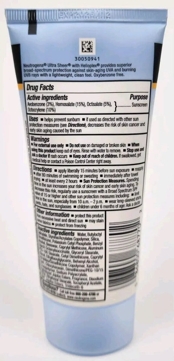 Neutrogena Ultra Sheer Dry-Touch SPF 70 Sunscreen Lotion 3.0 Fl Oz Exp 12/2026 - Puck's
