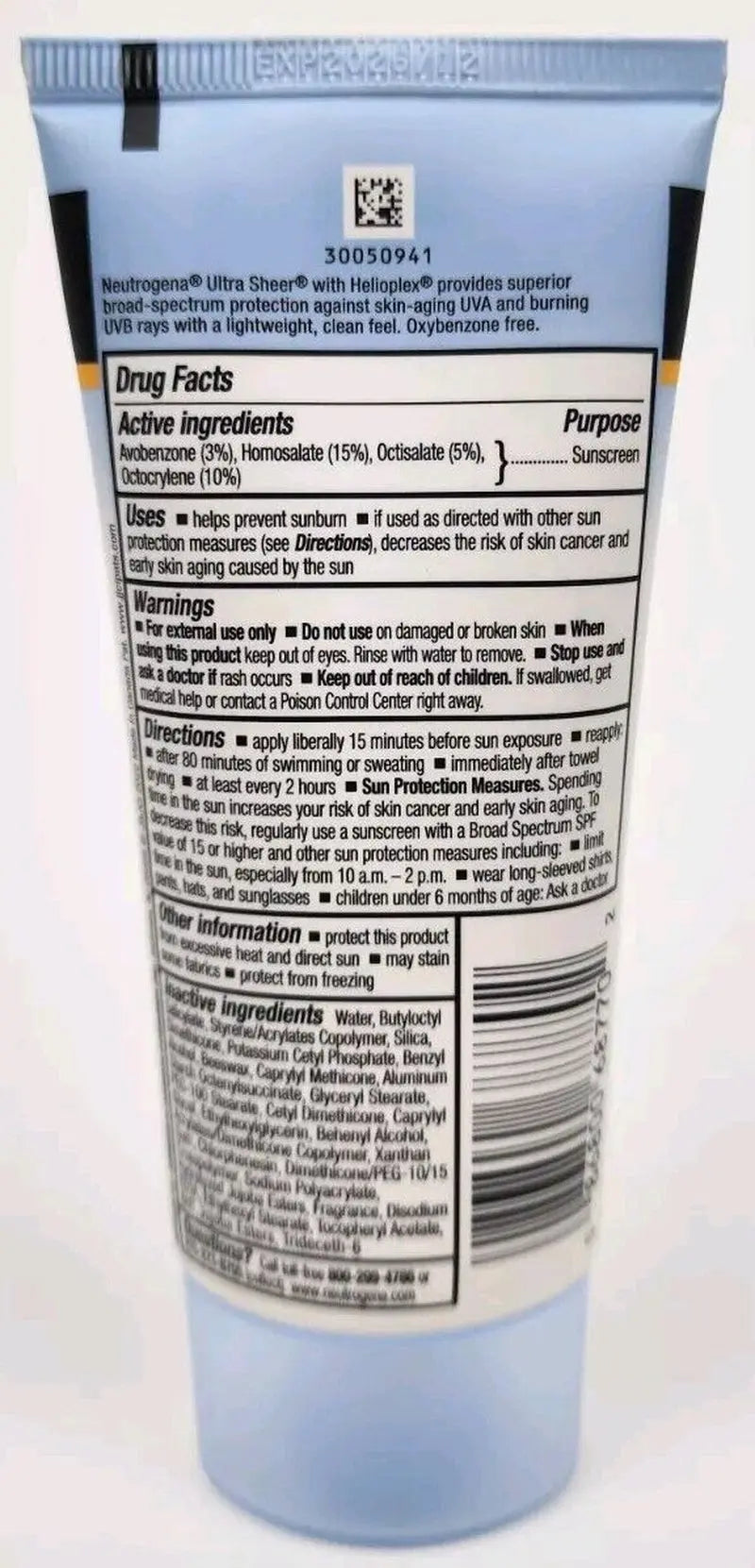 Neutrogena Ultra Sheer Dry-Touch SPF 70 Sunscreen Lotion 3.0 Fl Oz Exp 12/2026 - Puck's