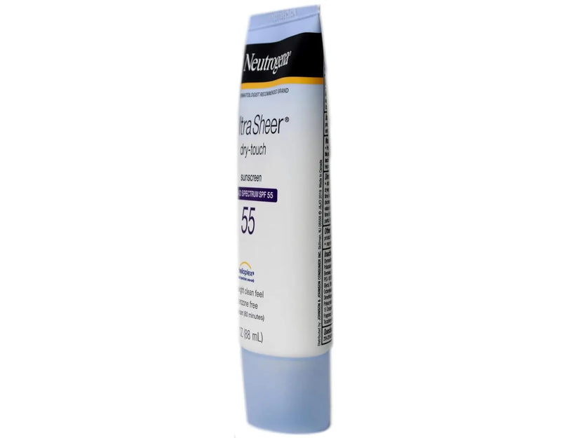Neutrogena Ultra Sheer Dry-Touch Sunscreen SPF 55 3 Oz (5 Pack) - Puck's