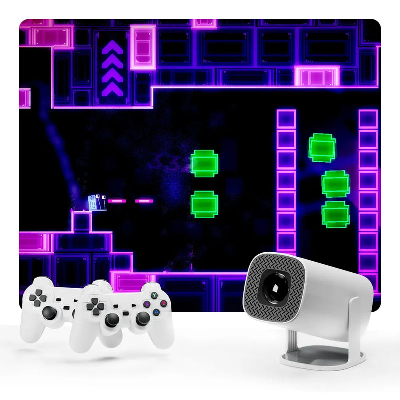 HD 4K Game Projector Clear And Smooth Game - Puck's