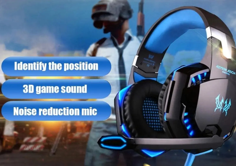 Ninja Dragon G9300 LED Gaming Headset with Microphone - Puck's