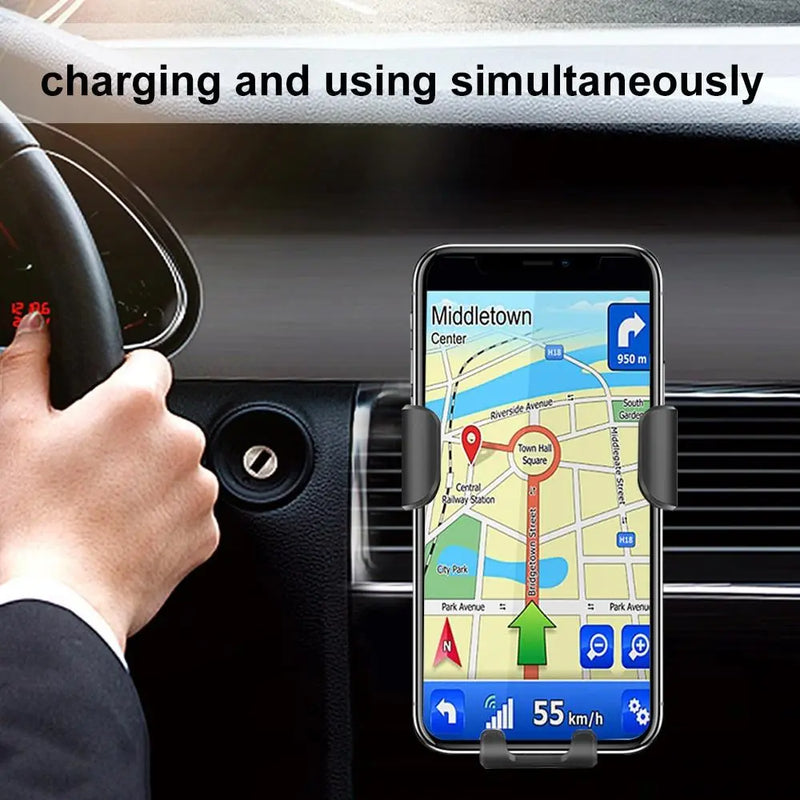 Ninja Dragon QI X Universal Wireless Charger with Car Mount Holder - Puck's