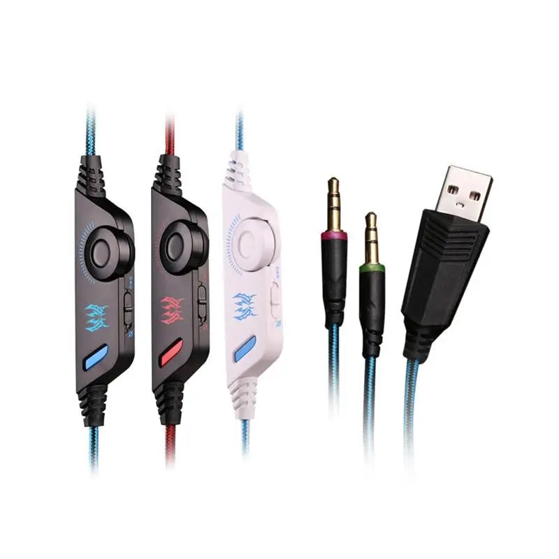 Ninja Dragon Stealth G21Z LED Vibration Gaming Headphone with - Puck's
