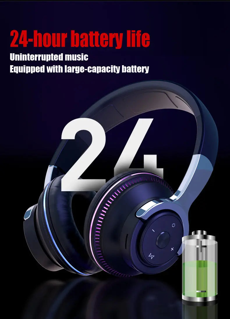 Ninja Dragon Wireless Light Changing Bluetooth Gaming Headset - Puck's