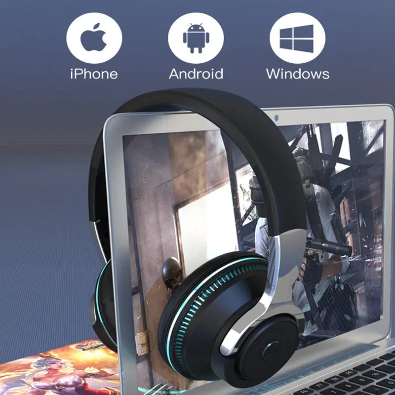 Ninja Dragon Wireless Light Changing Bluetooth Gaming Headset - Puck's