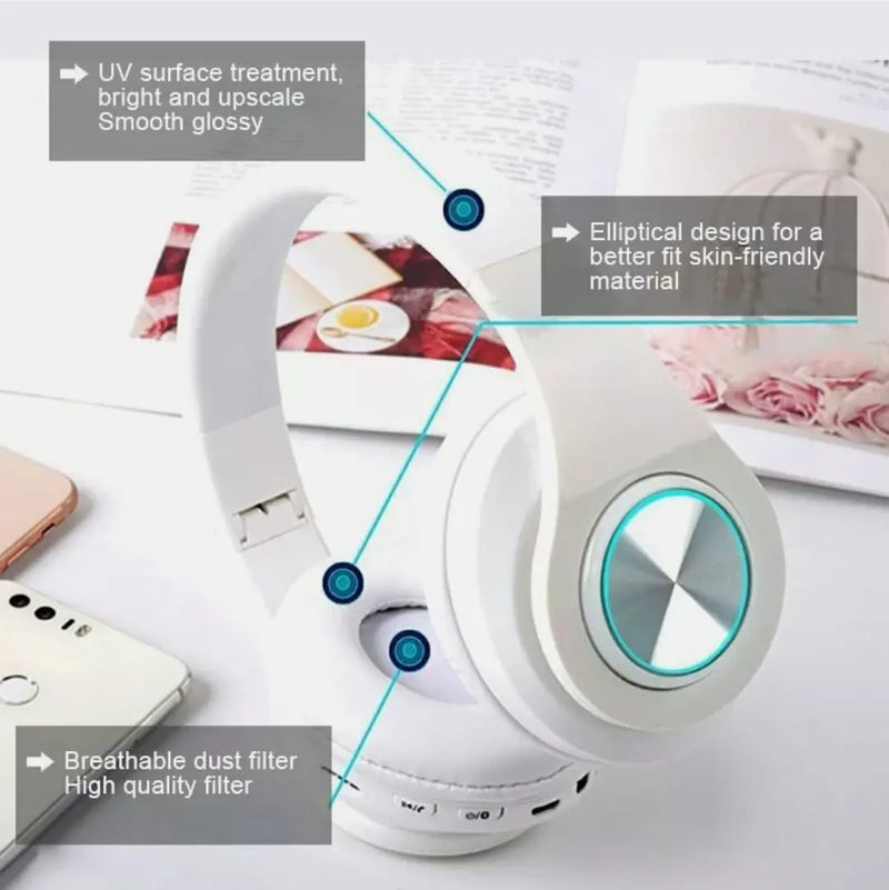 Ninja Dragon Z10 Color Changing Bluetooth Headphones - Puck's