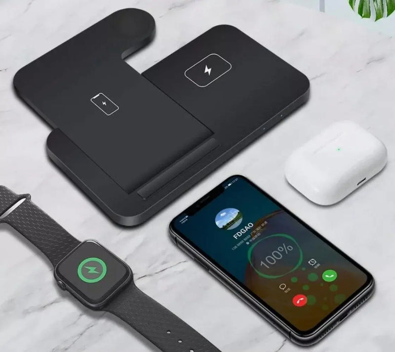 Ninja Dragons 3 in1 Wireless Foldable Charging Station - Puck's