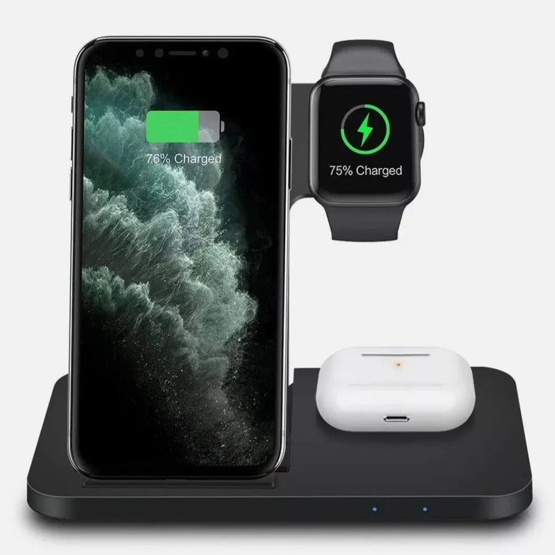 Ninja Dragons 3 in1 Wireless Foldable Charging Station - Puck's