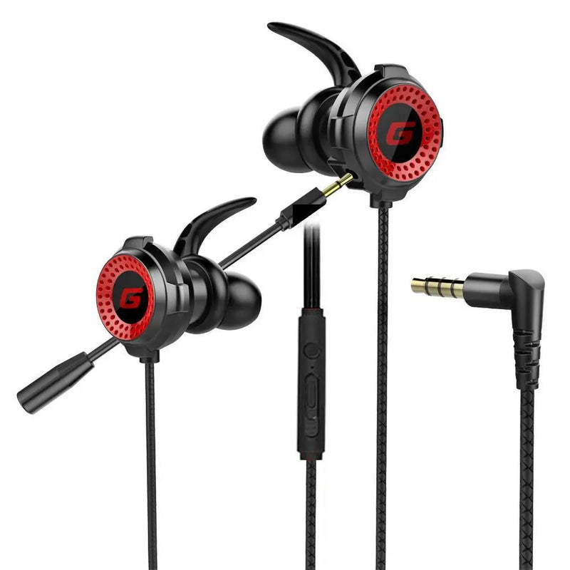 Ninja Dragons G2000 3.5mm Gaming Earphones with Extension Microphone - Puck's