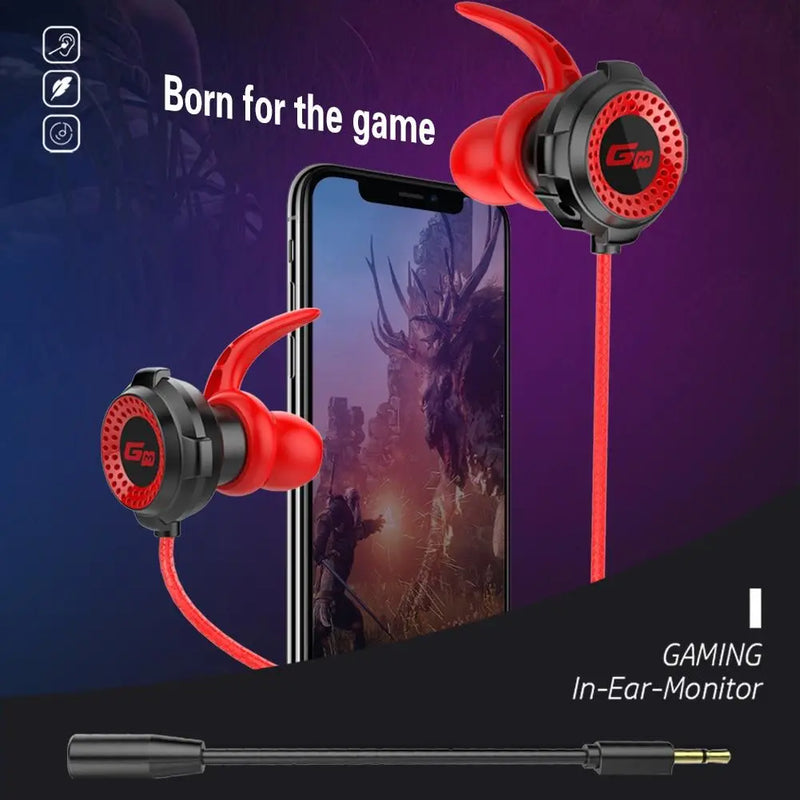 Ninja Dragons G2000 3.5mm Gaming Earphones with Extension Microphone - Puck's