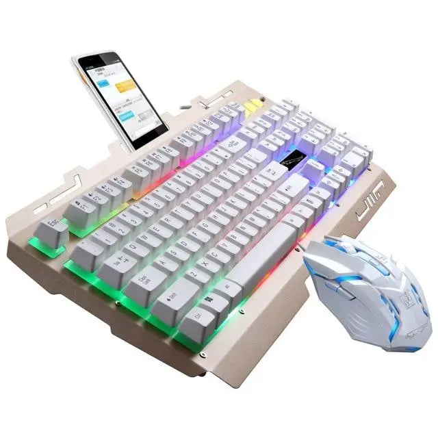 Ninja Dragons Premium NX900 USB Wired Gaming Keyboard and Mouse Set - Puck's