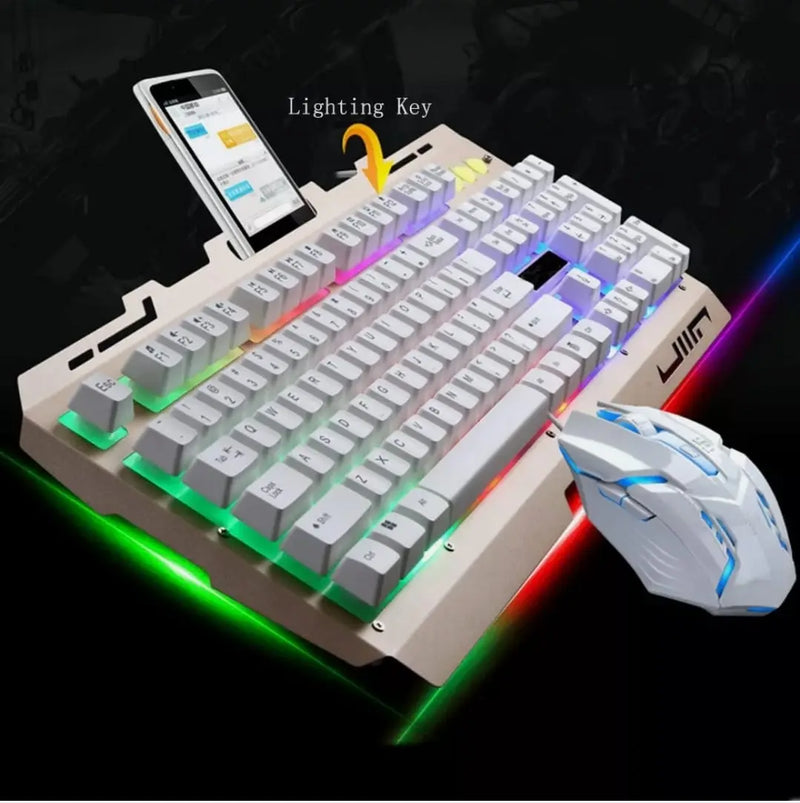 Ninja Dragons Premium NX900 USB Wired Gaming Keyboard and Mouse Set - Puck's