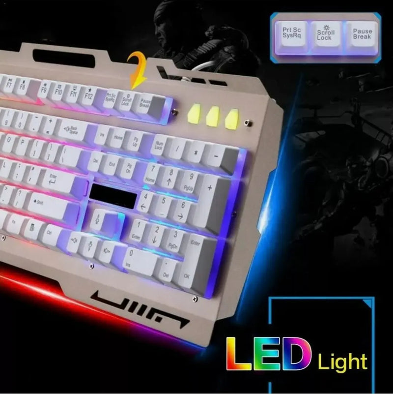 Ninja Dragons Premium NX900 USB Wired Gaming Keyboard and Mouse Set - Puck's