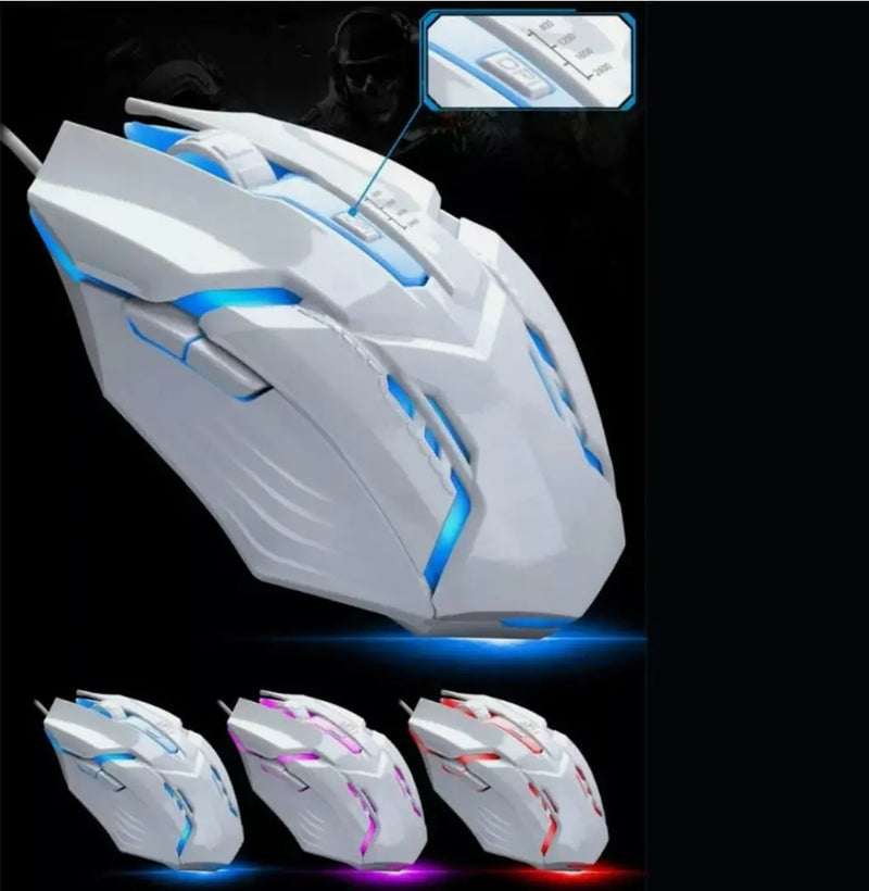 Ninja Dragons Premium NX900 USB Wired Gaming Keyboard and Mouse Set - Puck's