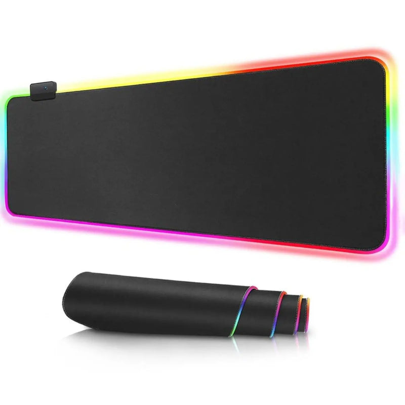 Ninja Dragons RGB Gaming 1 Touch Light Up Mouse Pad - Large Size - Puck's
