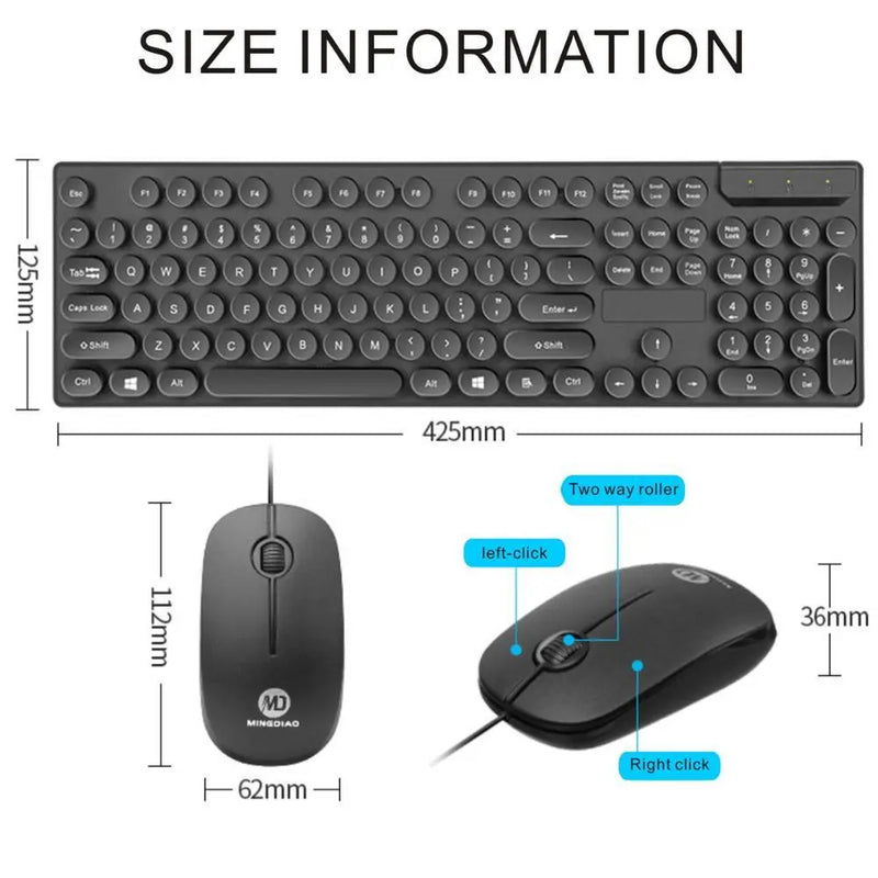 Ninja Dragons Z9i USB Wired Light Up Gaming Keyboard and Mouse Set - Puck's