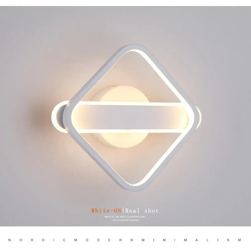 Nordic Minimalist LED Wall Lamps Living Room Bedroom Bedside Reading - Puck's