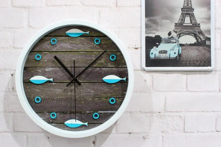 Nostalgic Fish Wall Clock - Puck's