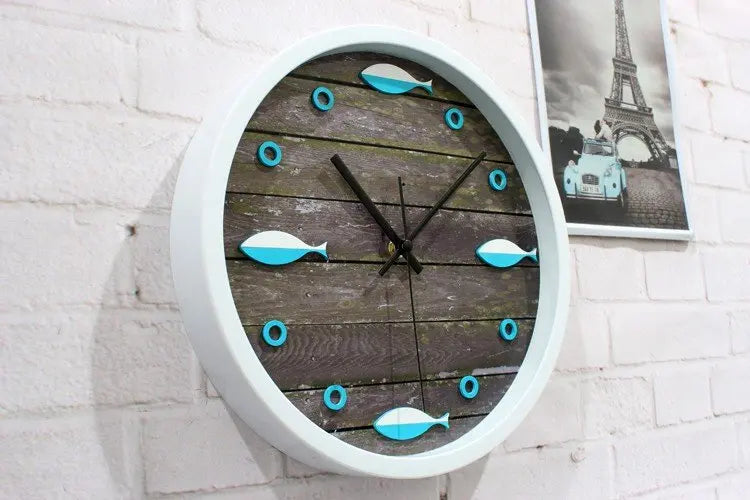 Nostalgic Fish Wall Clock - Puck's