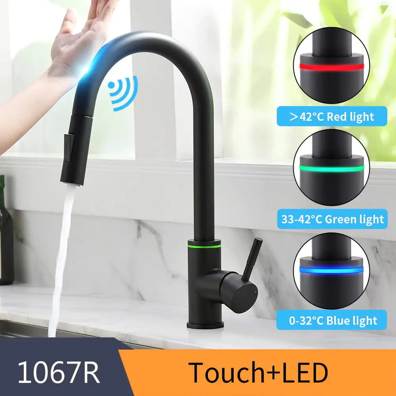 Kitchen Smart Touch Faucets - Puck's