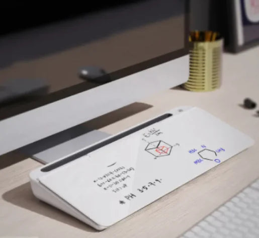 Desktop Keyboard Mini Whiteboard Tablet Toughened - Puck's
