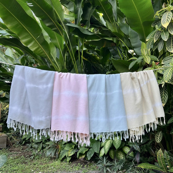 Ocean Tie Dye Turkish Beach Towel - Puck's