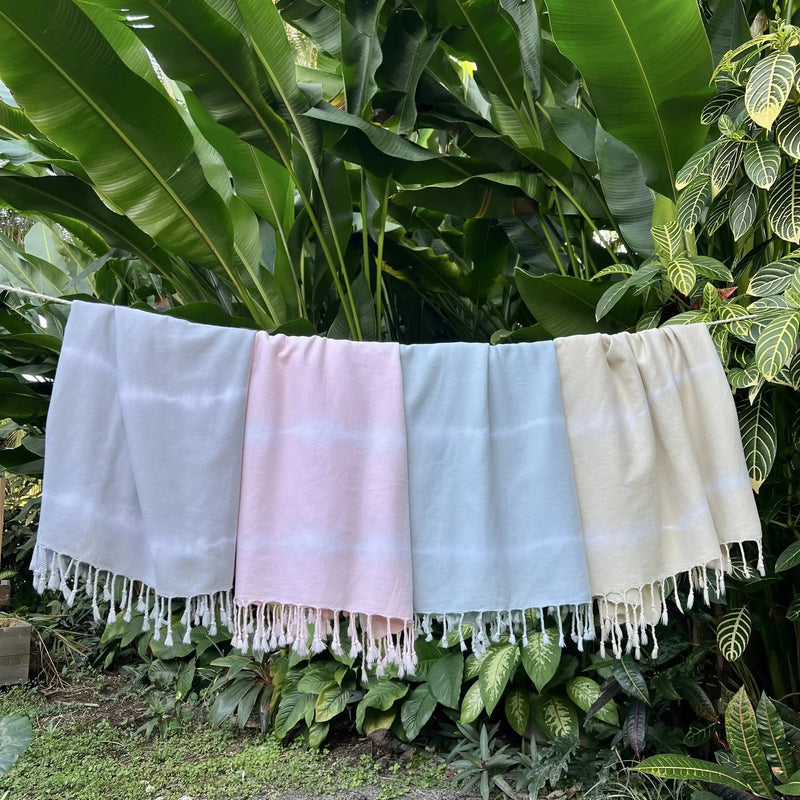 Ocean Tie Dye Turkish Beach Towel - Puck's