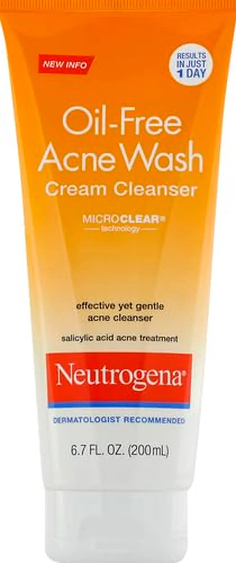 Oil-Free Acne Face Wash Cream Cleanser with Salicylic Acid, Non-Comedogenic Acne-Prone Skin Cleanser, 6.7 Fl. Oz - Puck's
