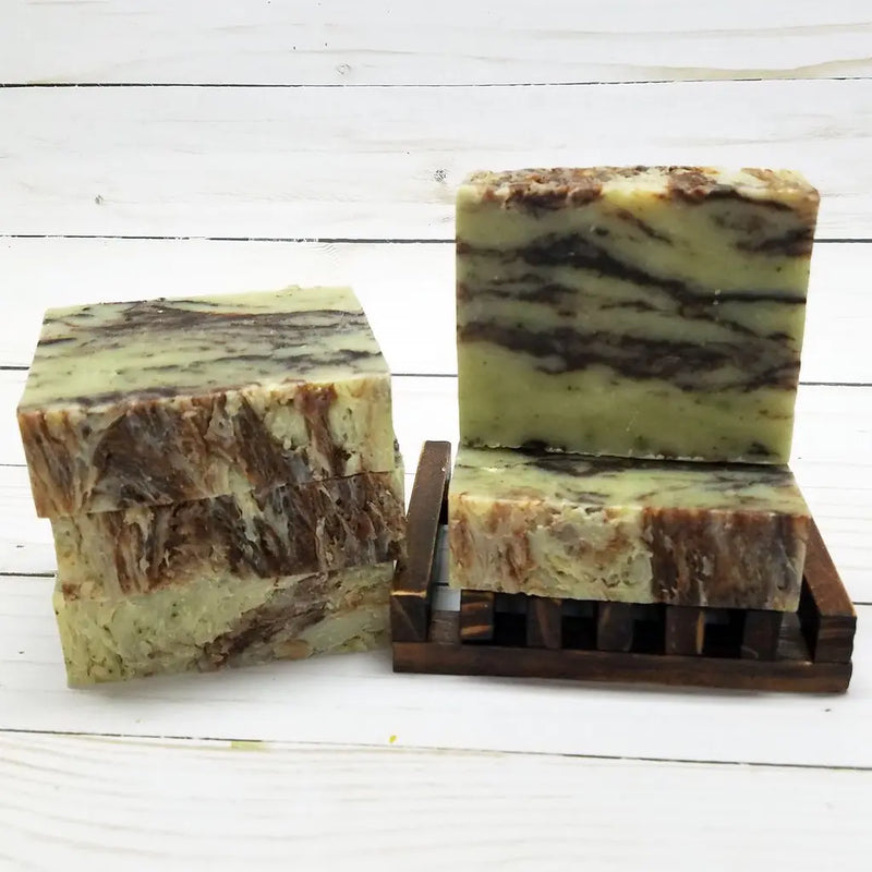 Organic Mint Chocolate Handmade Soap - Puck's