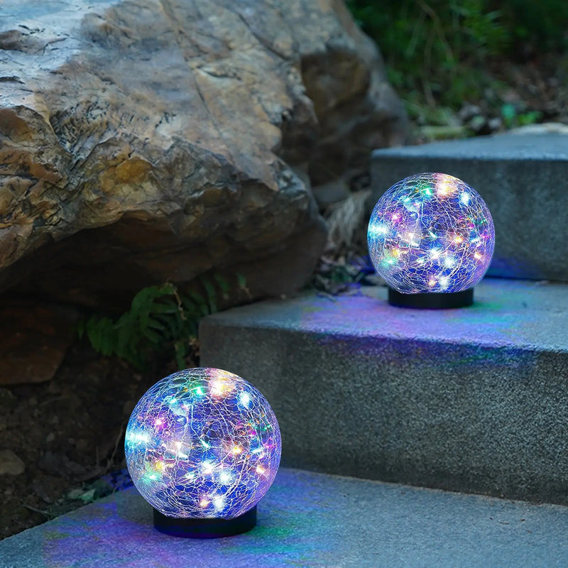 Outdoor Solar Crack Bottle 20 Light Waterproof Decoration Light - Puck's