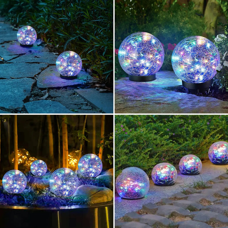Outdoor Solar Crack Bottle 20 Light Waterproof Decoration Light - Puck's