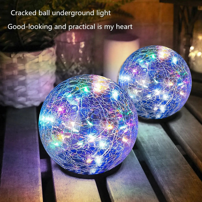 Outdoor Solar Crack Bottle 20 Light Waterproof Decoration Light - Puck's