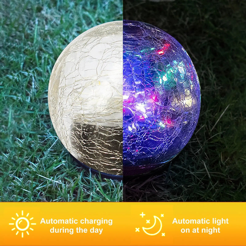 Outdoor Solar Crack Bottle 20 Light Waterproof Decoration Light - Puck's