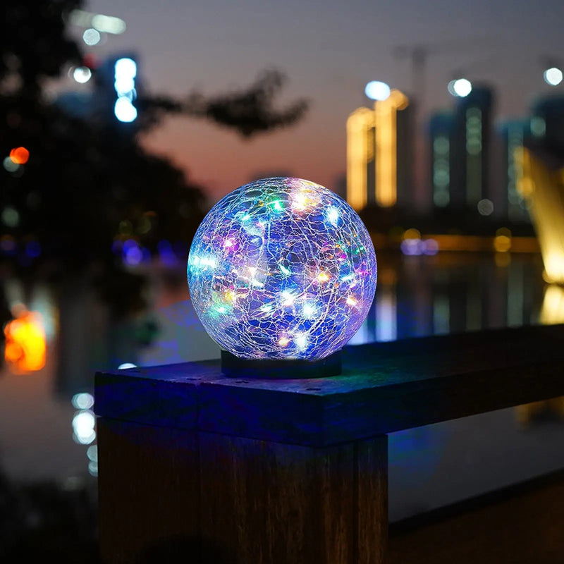 Outdoor Solar Crack Bottle 20 Light Waterproof Decoration Light - Puck's