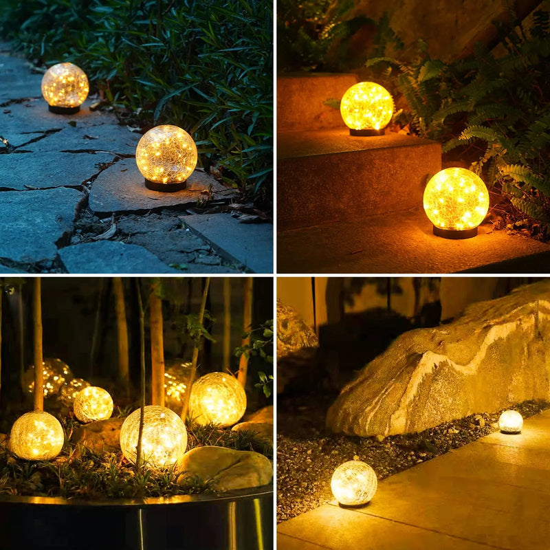Outdoor Solar Crack Bottle 20 Light Waterproof Decoration Light - Puck's