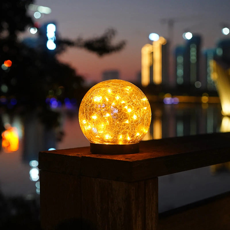 Outdoor Solar Crack Bottle 20 Light Waterproof Decoration Light - Puck's