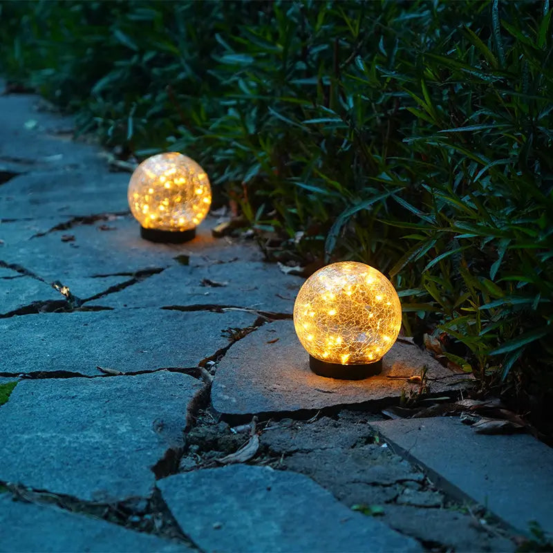 Outdoor Solar Crack Bottle 20 Light Waterproof Decoration Light - Puck's
