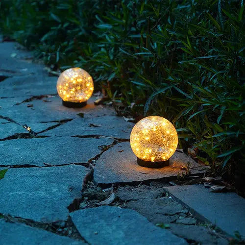 Outdoor Solar Crack Bottle 20 Light Waterproof Decoration Light - Puck's