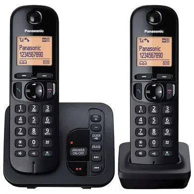 Panasonic KXTGC222EB Answer Phone w/ Nuisance Calls Block Twin - Puck's