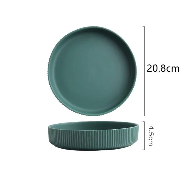 Ceramic Dinner Plates - Puck's