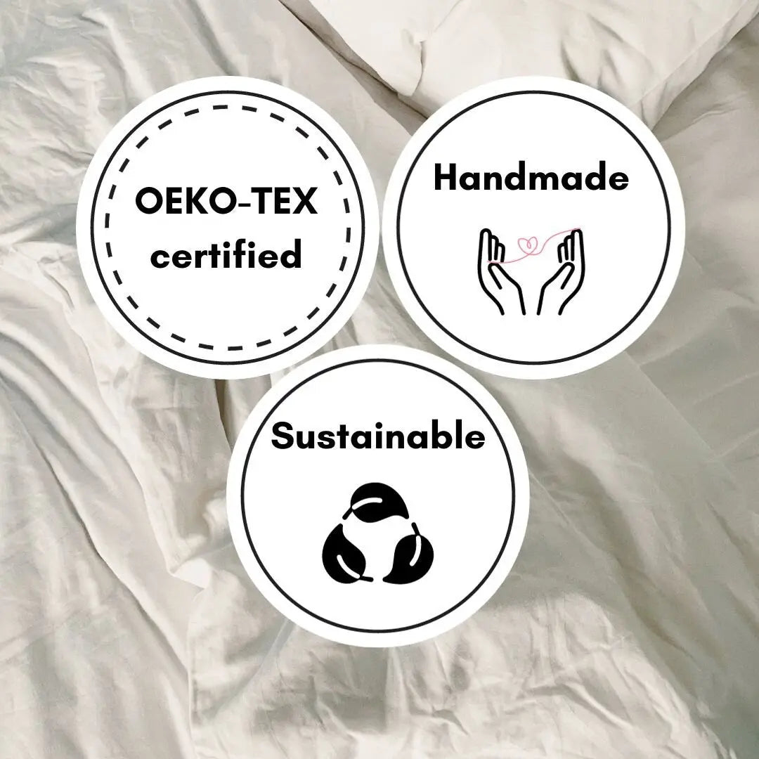 Peacock Blue - 100% Pure Linen | Linen Cotton Mix | 3 Piece Duvet - Puck's