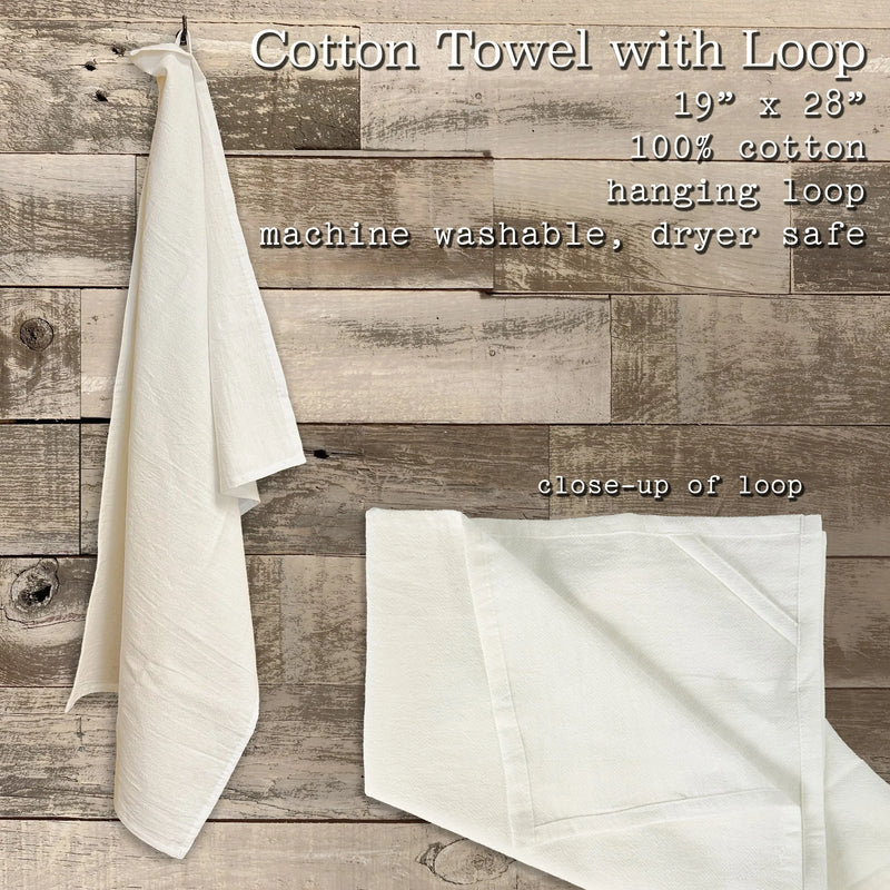 Pebble Heart - Valentine's Day Cotton Tea Towel - Puck's