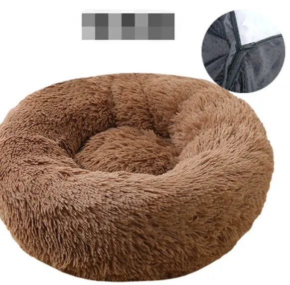 Pet Dog Bed Comfortable Donut Cuddler - Puck's